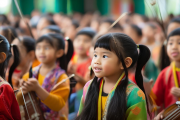 武冈丝弦进校园工程正式启动，百名小学生精彩演绎《丝路都梁》