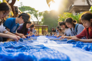邵阳蓝印花布非遗课程走进校园，传承千年技艺绽放新光彩
