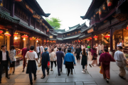 洞口古商城明清街区修复开放，沉浸式商帮文化体验引客纷至