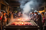 新宁腊肉古法熏制工坊盛大开放，游客亲身体验千年烟熏技艺