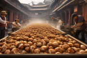 邵东毛氏栗子古法炒制工坊盛大开园，VR技术再现清代制作场景