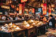 北塔区资江鱼鲜码头华丽升级，现捞现做全鱼宴引食客百里慕名而来