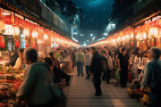 武冈市中医药夜市盛大开市，市民夜间享受针灸推拿惠民服务